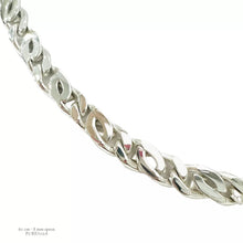 CADENA PERNICHÉ 8 mm - 60 cm- PLATA .925