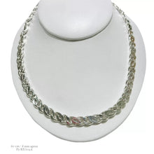 CADENA PERNICHÉ 8 mm - 60 cm- PLATA .925