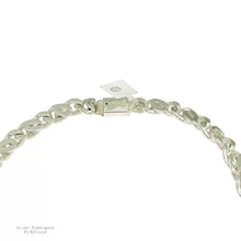 CADENA PERNICHÉ 8 mm - 60 cm- PLATA .925