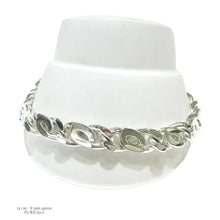 CADENA Y PULSO PERNICHÉ 8 MM - PLATA .925