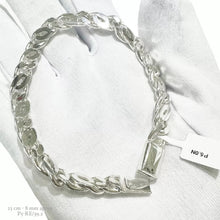 CADENA Y PULSO PERNICHÉ 8 MM - PLATA .925