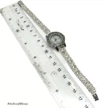 RELOJ ESLABÓN CHINO C/ CORAZONES PARA DAMA - PLATA .925