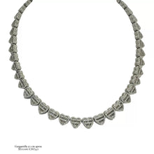 SET CADENA Y PULSERA CORAZONES ZIRCONIA - PLATA .925