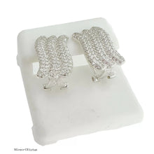 ARETE TRIPLE ONDA ZIRCONIAS - PLATA .925