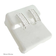 ARETE GREGAS CON ZIRCONIA - PLATA .925