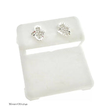 ARETE MANO DE FATIMA BISEL DIAMANTADO - PLATA .925