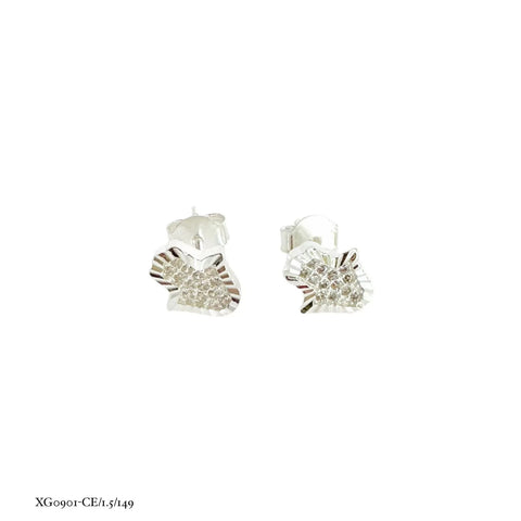 ARETE MANO DE FATIMA BISEL DIAMANTADO - PLATA .925