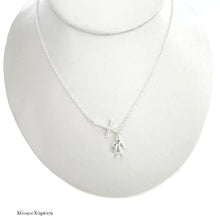 GARGANTILLA CRUZ CON ANGEL - PLATA .925