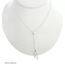 COLLAR CORBATERO SERPIENTE  - PLATA .925
