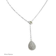 COLLAR CORBATERO GOTA  - PLATA .925