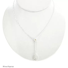 COLLAR CORBATERO GOTA  - PLATA .925