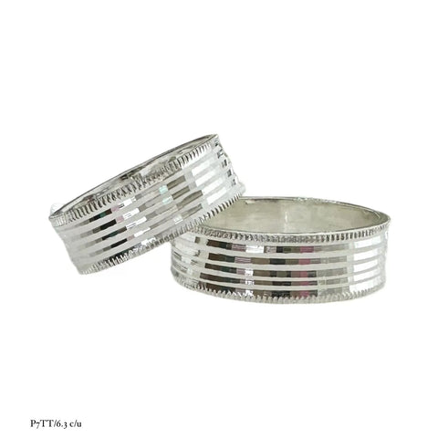 ARGOLLA DIAMANTADO LINEAS HORIZONTALES - PLATA .925