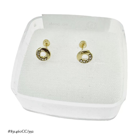 BROQUEL DONA CON ZIRCONIAS - ORO 10K