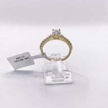 ANILLO MONTADURA CON ZIRCONIA CENTRAL CLASICO - ORO 10K