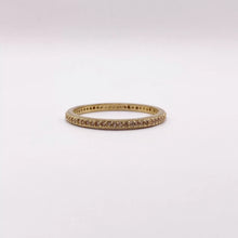 ANILLO CHURUMBELA COMPLETA CON ZIRCONIAS GOLDEN - ORO 10K