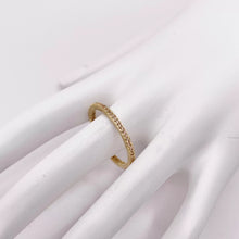 ANILLO CHURUMBELA COMPLETA CON ZIRCONIAS GOLDEN - ORO 10K
