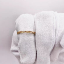 ANILLO CHURUMBELA COMPLETA CON ZIRCONIAS GOLDEN - ORO 10K