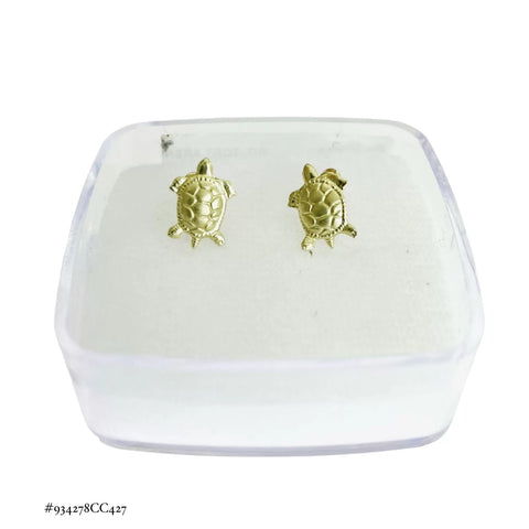 BROQUEL TORTUGA ARENADA - ORO 10K