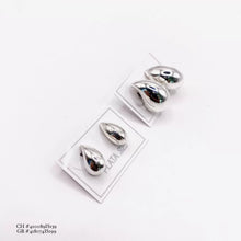 ARETE GOTA TIPO BV (2 TAMAÑOS) - PLATA .925