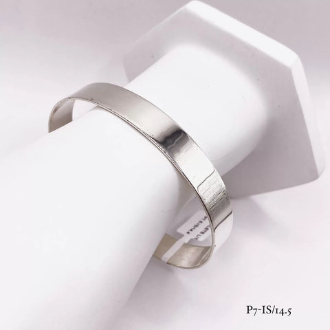 BRAZALETE LISO ANCHO - PLATA .925