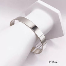 BRAZALETE LISO ANCHO - PLATA .925