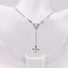 ROSARIO BOLA LISA 3MM - VIRGEN GUADALUPE - PLATA .925