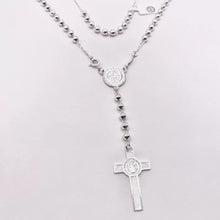 ROSARIO BOLA LISA 4 MM - SAN BENITO - PLATA .925