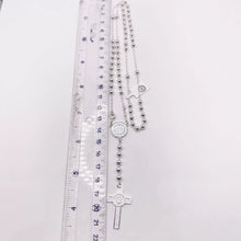 ROSARIO BOLA LISA 4 MM - SAN BENITO - PLATA .925