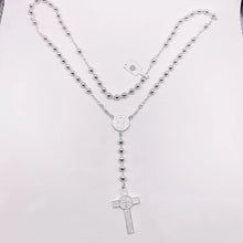 ROSARIO BOLA LISA 5 MM - SAN BENITO - PLATA .925