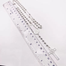 ROSARIO BOLA LISA 5 MM - SAN BENITO - PLATA .925