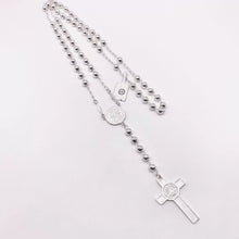 ROSARIO BOLA LISA 5 MM - SAN BENITO - PLATA .925