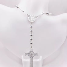 ROSARIO BOLA LISA 5 MM - SAN BENITO - PLATA .925