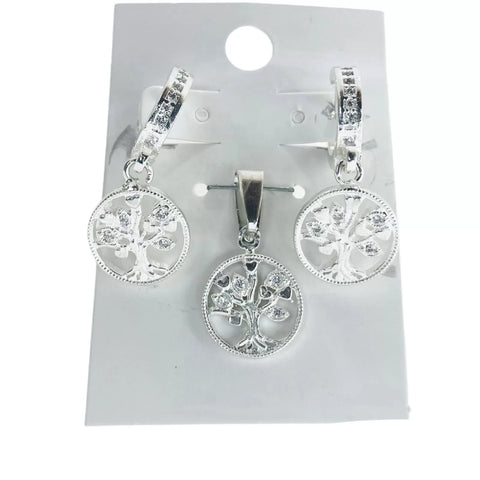 SET / JUEGO ÁRBOL DE LA VIDA - PLATA .925