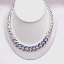 SET DE CADENA Y PULSO BARBADO - PLATA .925