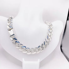 SET DE CADENA Y PULSO BARBADO - PLATA .925