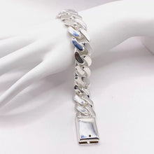 PULSO BARBADO 20 CM - 1.5 CM - PLATA .925