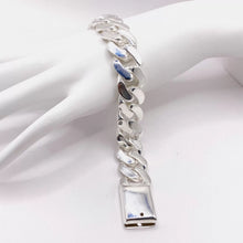 SET DE CADENA Y PULSO BARBADO - PLATA .925