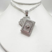 DIJE CARTAS DE BARAJA POKER - PLATA .925