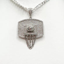 DIJE CANASTA DE BASQUETBOL - PLATA .925