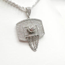 DIJE CANASTA DE BASQUETBOL - PLATA .925