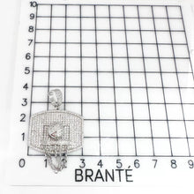 DIJE CANASTA DE BASQUETBOL - PLATA .925