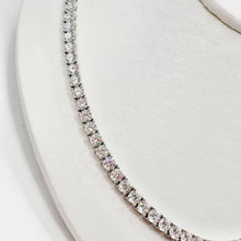 CADENA TENNIS ZIRCONIA 50 cm x 4 mm - PLATA .925