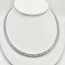 CADENA TENNIS ZIRCONIA 50 cm x 4 mm - PLATA .925