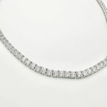 CADENA TENNIS ZIRCONIA 50 cm x 4 mm - PLATA .925