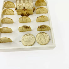 SET DE ARRAS PARA BODA - CHICO - VIRGEN DE GUADALUPE - BAÑO DE ORO