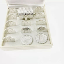 SET DE ARRAS PARA BODA - CHICO - VIRGEN DE GUADALUPE - BAÑO DE PLATA