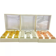 SET DE ARRAS PARA BODA - CHICO - CRUZ CON LAZO - BAÑO DE PLATA