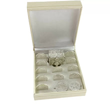 SET DE ARRAS PARA BODA - CHICO - CRUZ CON LAZO - BAÑO DE PLATA