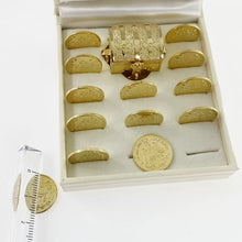 SET DE ARRAS PARA BODA - CHICO - CRUZ CON LAZO - BAÑO DE ORO