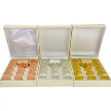 SET DE ARRAS PARA BODA - CHICO - SAN BENITO ABAD - BAÑO DE ORO ROSA